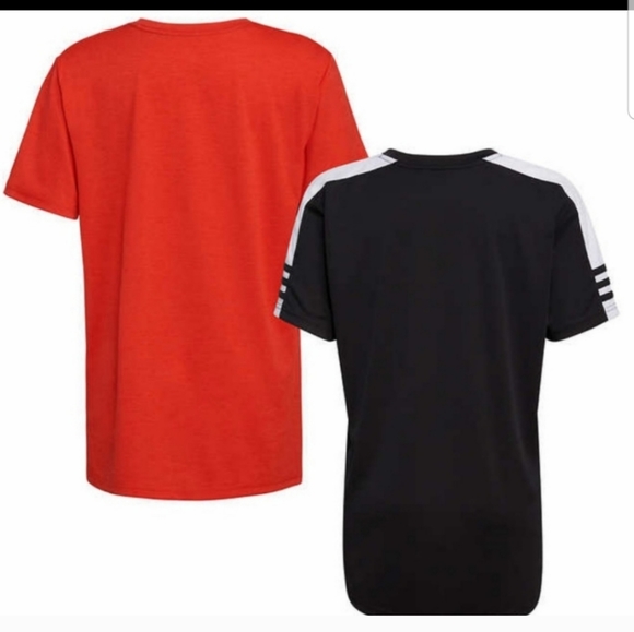 Adidas youth boys active shirts  2 pack set - Picture 5 of 7